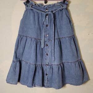 Denim Blue Women's Skirt